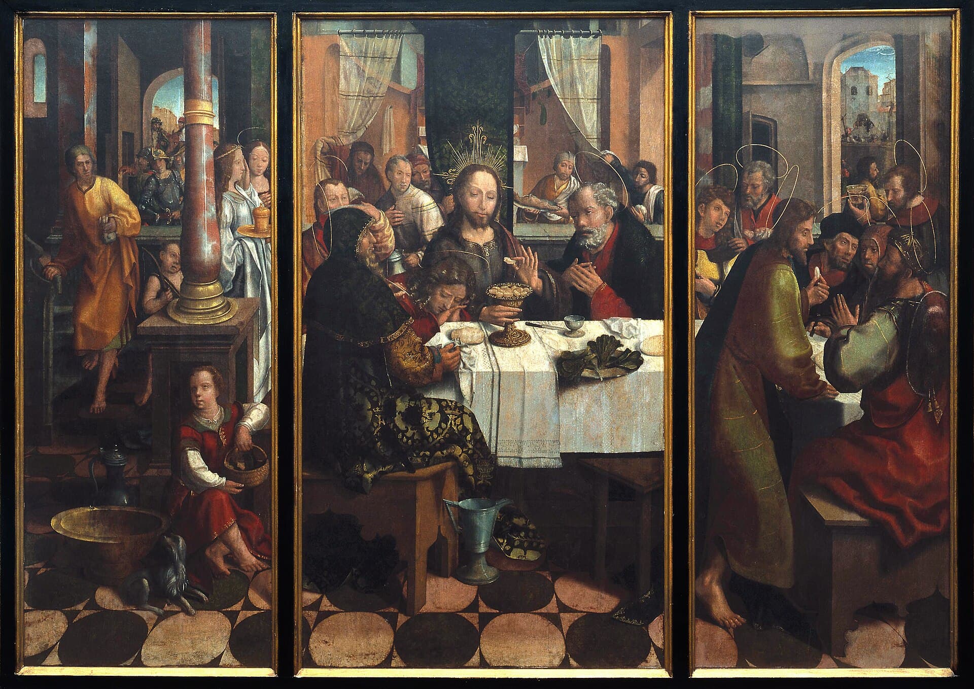 Last Supper by Vasco Fernandes (Grão Vasco)