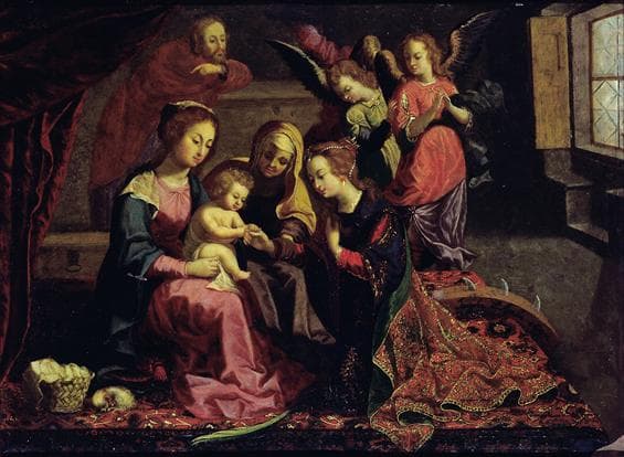 Mystical Marriage of St. Catherine by Josefa de Óbidos
