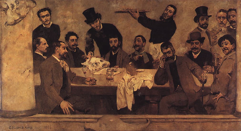 O Grupo do Leão (The Lion's Group) by Columbano Bordalo Pinheiro