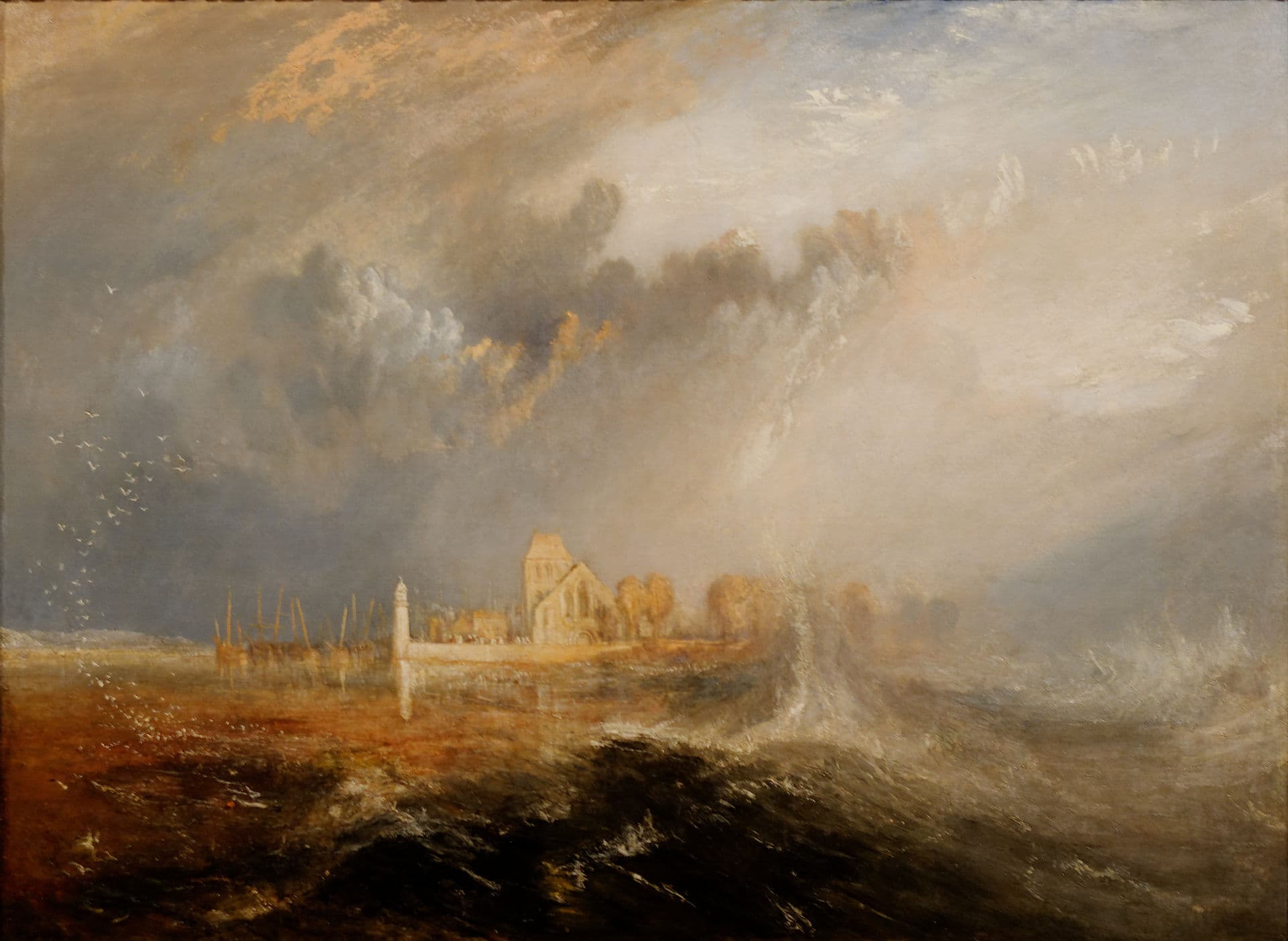 Quillebeuf, Mouth of the Seine by J.M.W. Turner