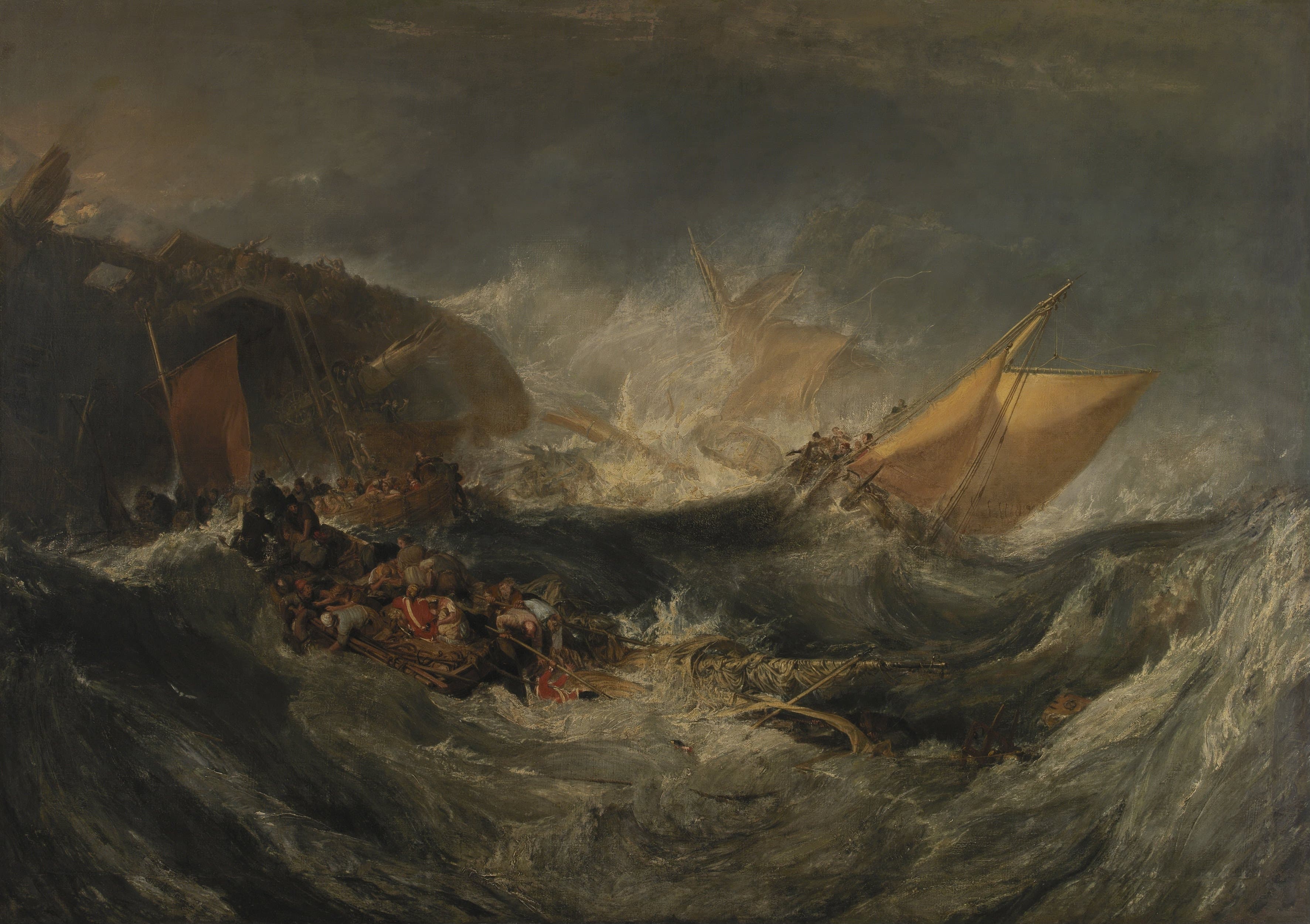 The Wreck of a Transport Ship by J.M.W. Turner