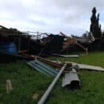 Extreme wind damages farm buildings in Vila do Bispo