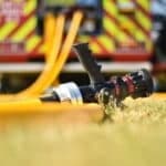 Three aircraft deployed as crews tackle scrubland blaze in Lagoa