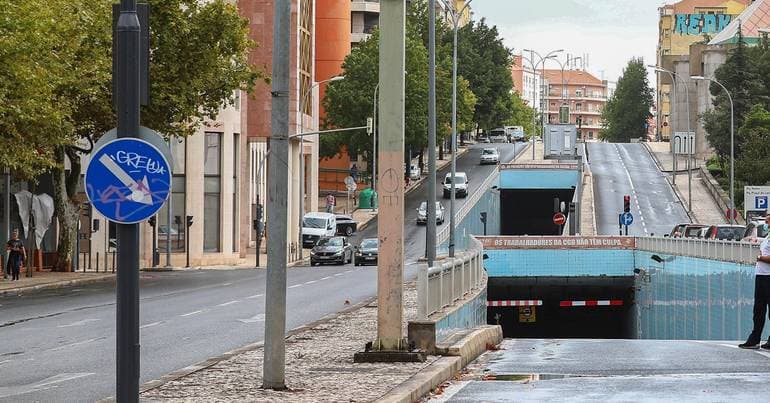 Avenida João XXI tunnel in Lisbon closes this Tuesday