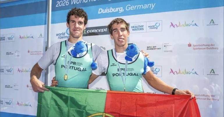 Rowing: Pedro Rodrigues and Tomás Neves are U23 world champions