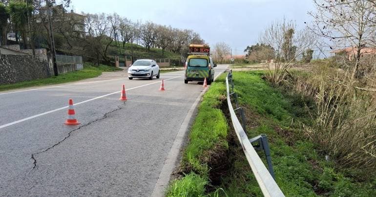 National Road 8 reopened following embankment reconstruction