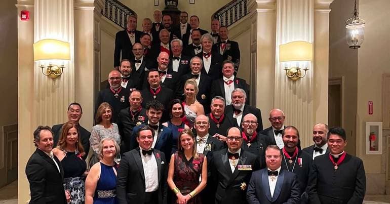 Maria Francisca presides over order investiture in the USA