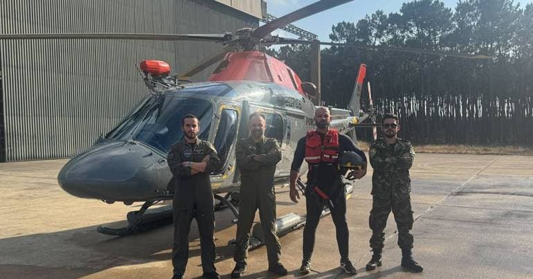 Air Force rescues four people in inaccessible areas