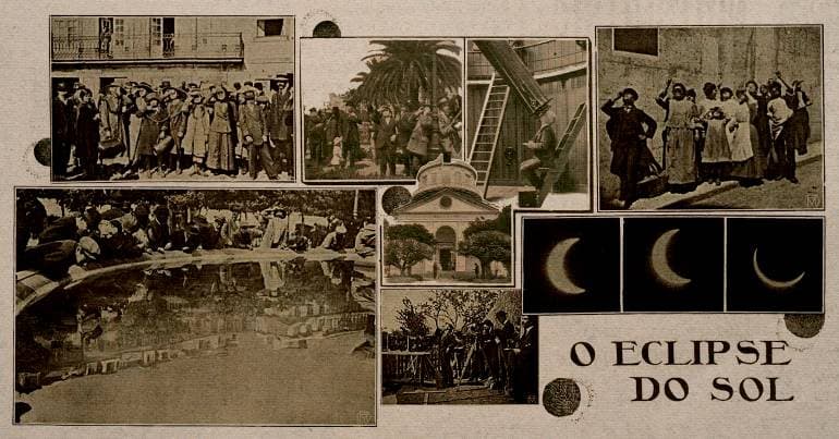 How Portugal experienced the last total solar eclipse in 1912