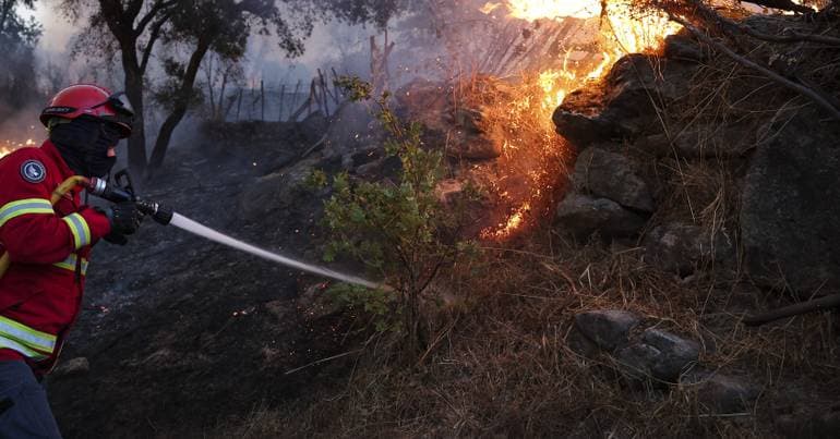 Septuagenarian arrested for forest fire in Montalegre