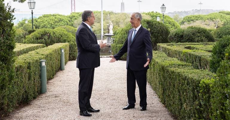 Seguro hosts Marcelo for lunch in Belém