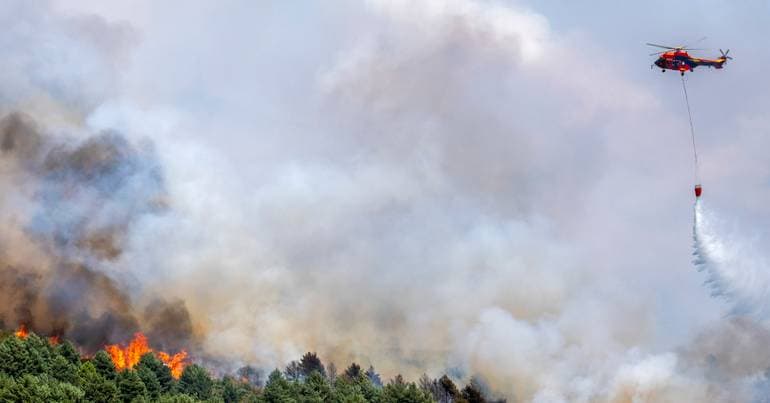 Climate makes wildfires more likely in Spain