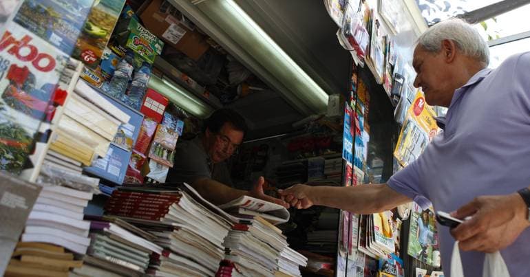 Lack of newspaper distribution brought to parliament