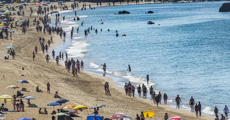 Inatel and Pescadores beaches closed to bathers
