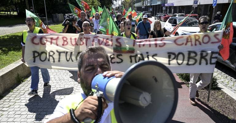 Protest in Espinho demands solution for fuel prices