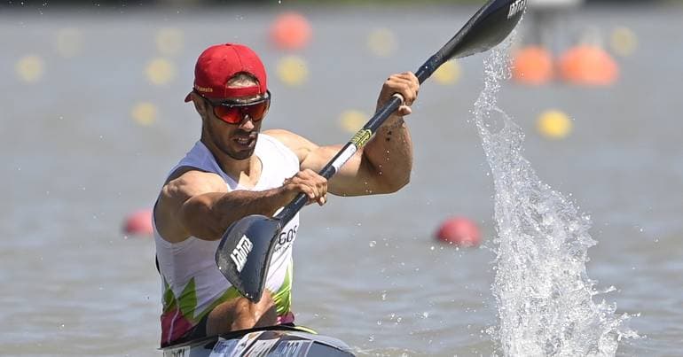 Pimenta wins gold at the Canoe Sprint World Cup