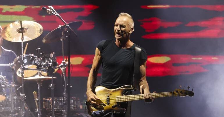 Sting served 100 minutes of pure rock in Figueira da Foz
