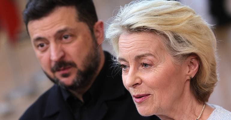 Zelensky and von der Leyen welcome new stage in EU accession