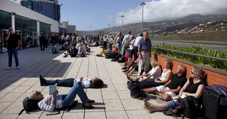 Wind disrupts movement at Madeira Airport