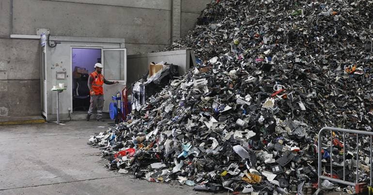 613 tonnes of equipment collected door-to-door