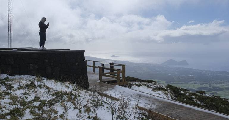 Snow may fall in unusual areas of the Azores this Wednesday