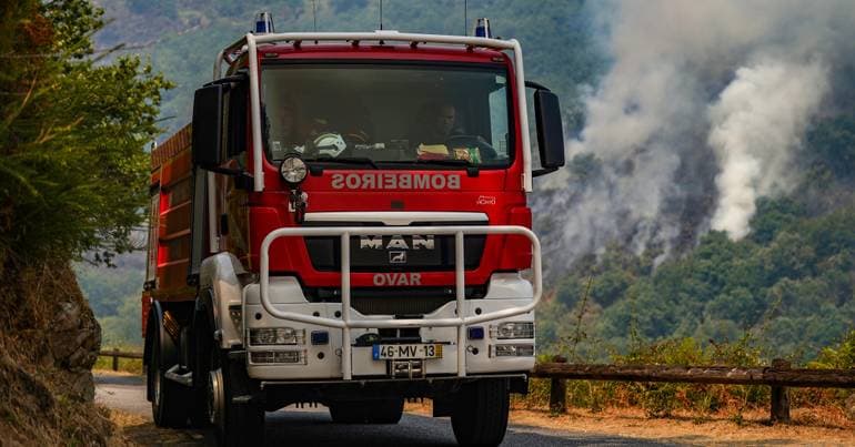 Forest fire in Ovar brought under control