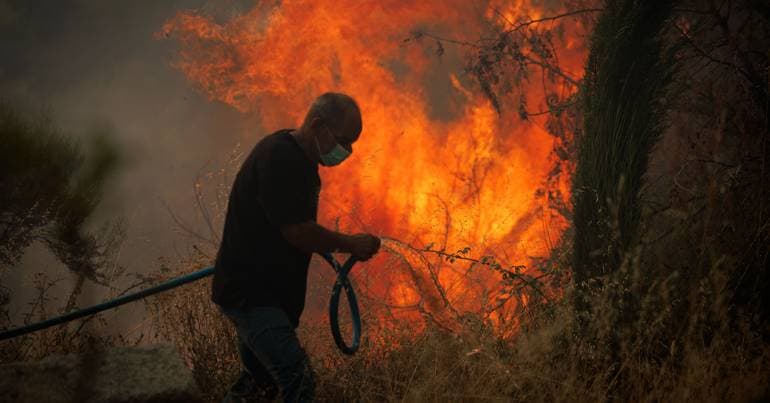 Woman arrested for uncontrolled burning of brushwood