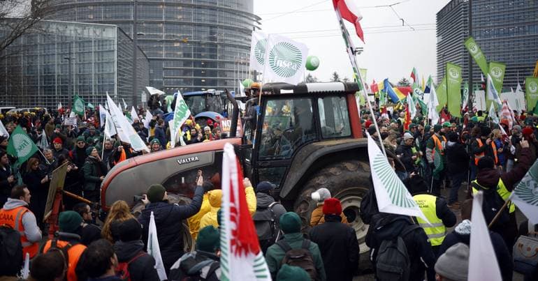 Farmers protest against EU–Mercosur agreement