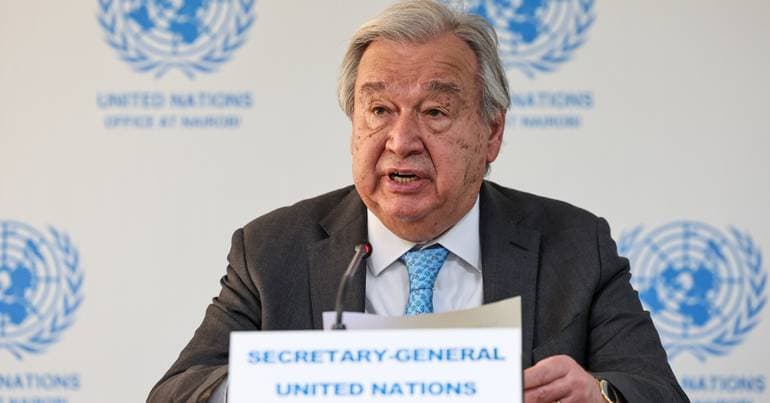 Guterres: "Do not wait" to regulate AI