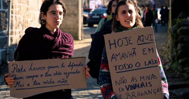 Protests against the mine in Boticas enter their third day