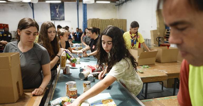 Food Bank campaign in supermarkets records an increase