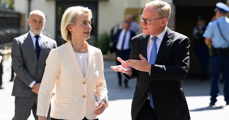 Von der Leyen defends agreement with Australia in the face of conflicts