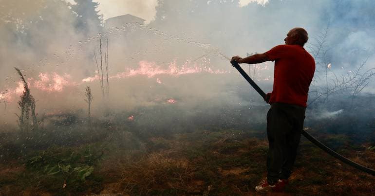 Suspect arrested for starting fire in Estarreja