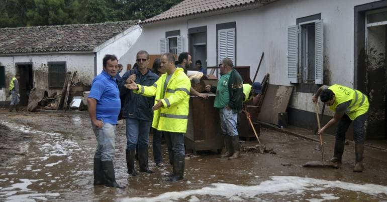 Bad weather: two people rehoused on four islands in the Azores