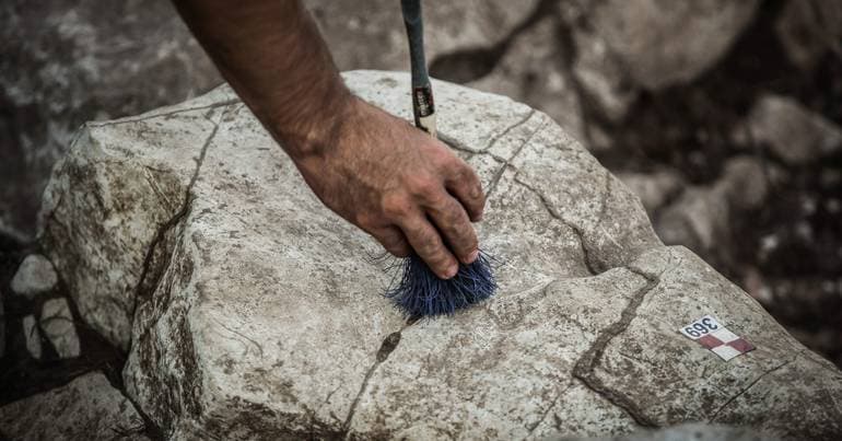 Construction work in Guimarães reveals 3,000-year-old carvings