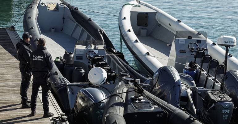 PJ detains the only crew member of the speedboat that ran aground in Caminha