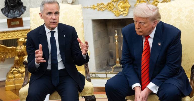 Carney shows his teeth to Trump again