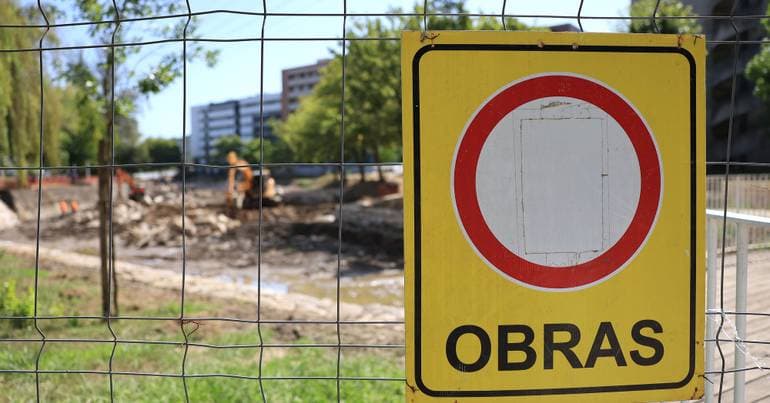 75 days of roadworks in the Station area in Braga