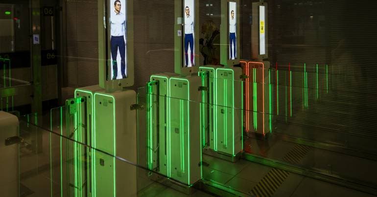 Biometric data collection suspended again at departures