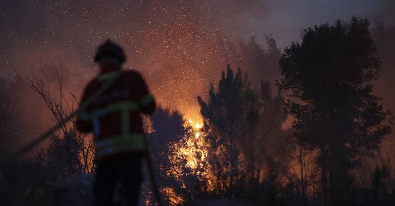 Three arrested for forest fire in Vila Real