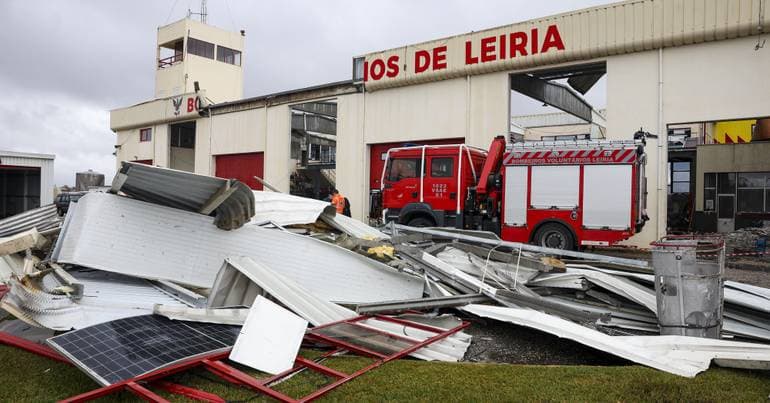 Leiria firefighters without state support 6 months after Storm Kristin