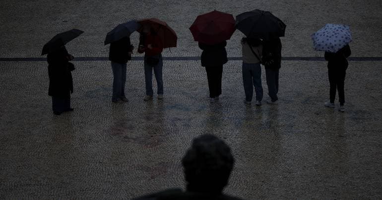 Rain. 12 mainland districts under yellow warning