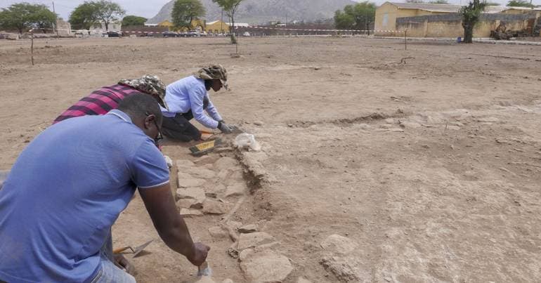 Archaeologists rediscover the 'Frying Pan' of Tarrafal