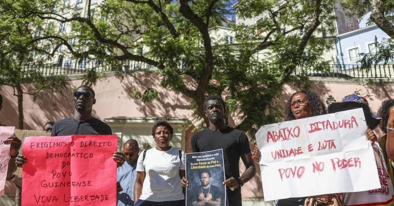 Protest in Lisbon demands CPLP sanctions against Guinea-Bissau