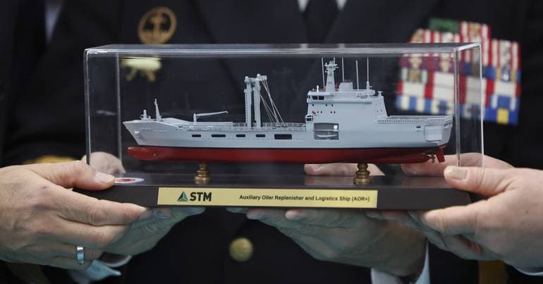 In Turkey, the Navy took the first step in building a new ship