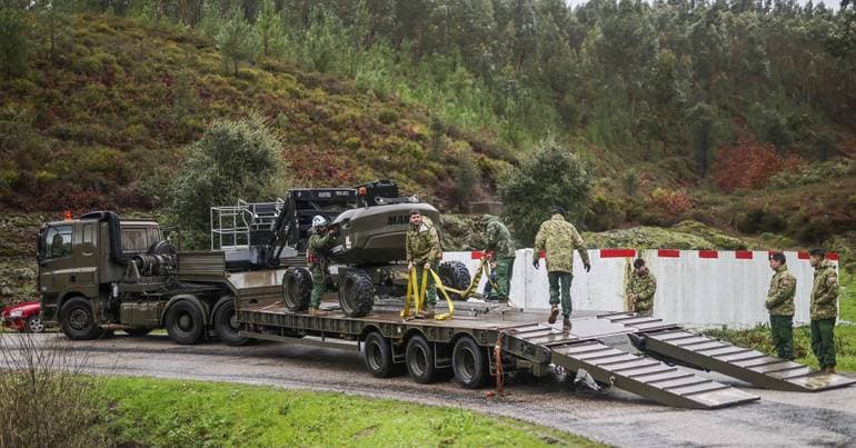 Army with 1,200 personnel and 200 vehicles on the ground