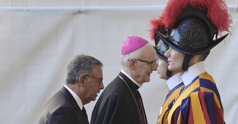 Seguro met privately with Pope Leo XIV at the Vatican
