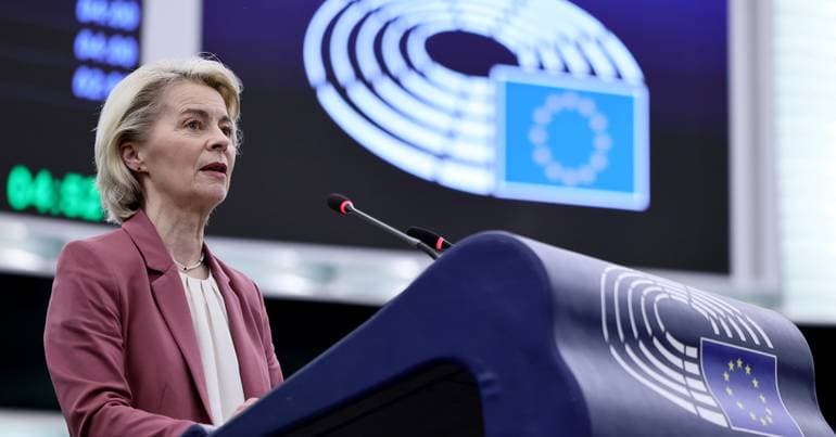 Von der Leyen says EU will "respect" international law
