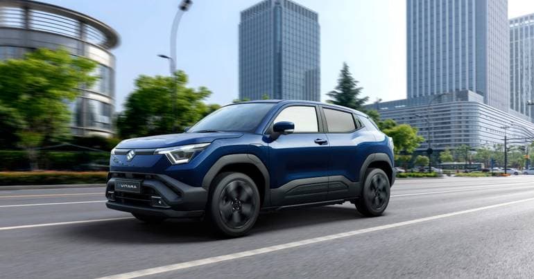 eVitara. Suzuki's electric SUV with a touch of Urban Cruiser