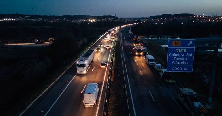 Évora: Seven injured in car crash near the A6